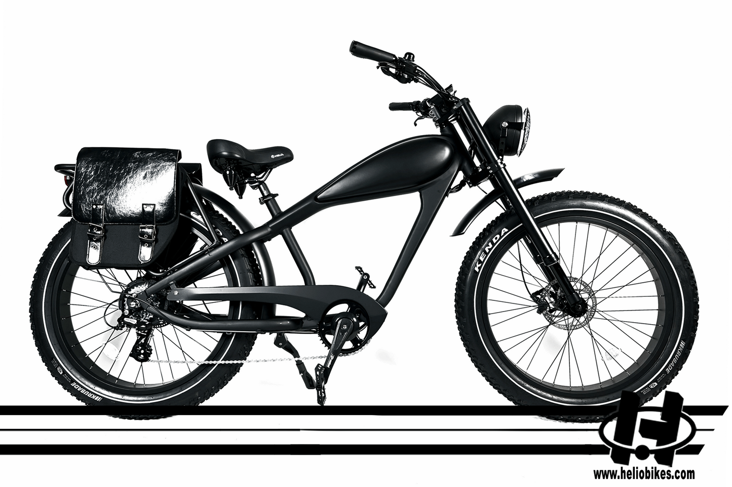 HELIO Patriot Cafe Racer Style Electric Bicycle Ebike