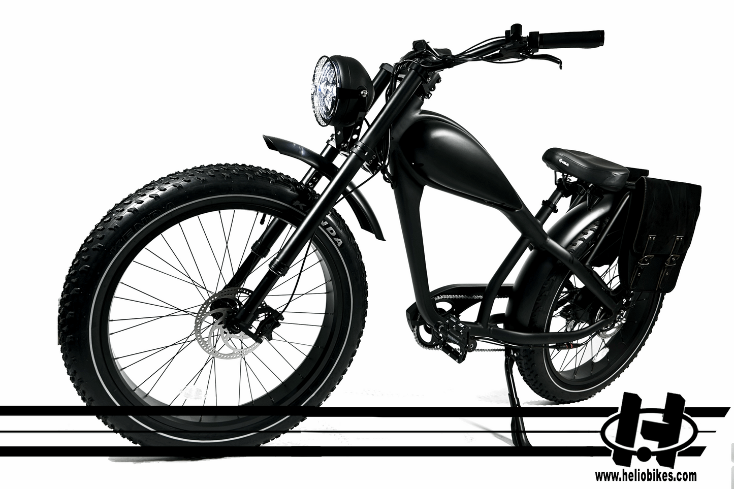 HELIO Patriot Cafe Racer Style Electric Bicycle Ebike