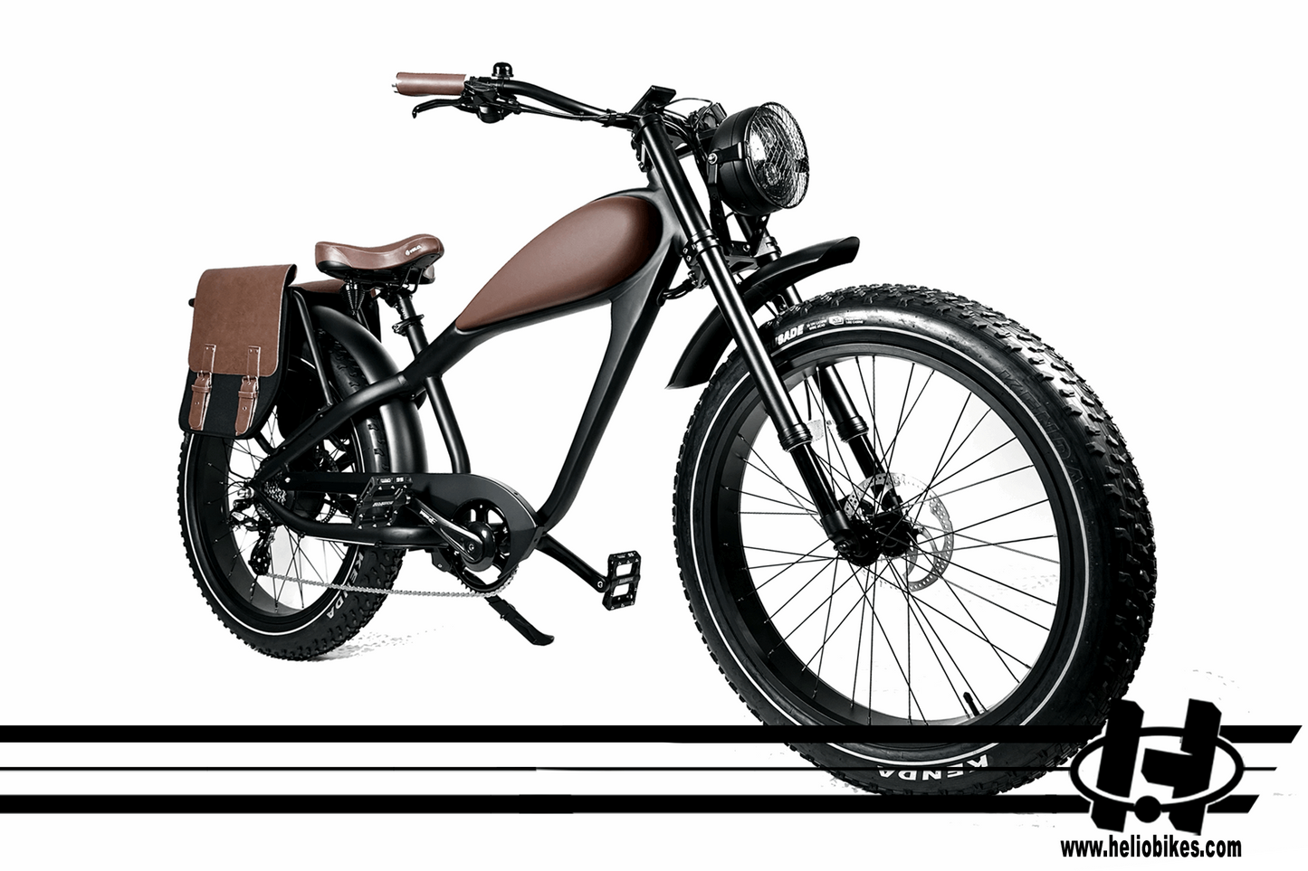 HELIO Patriot Cafe Racer Style Electric Bicycle Ebike