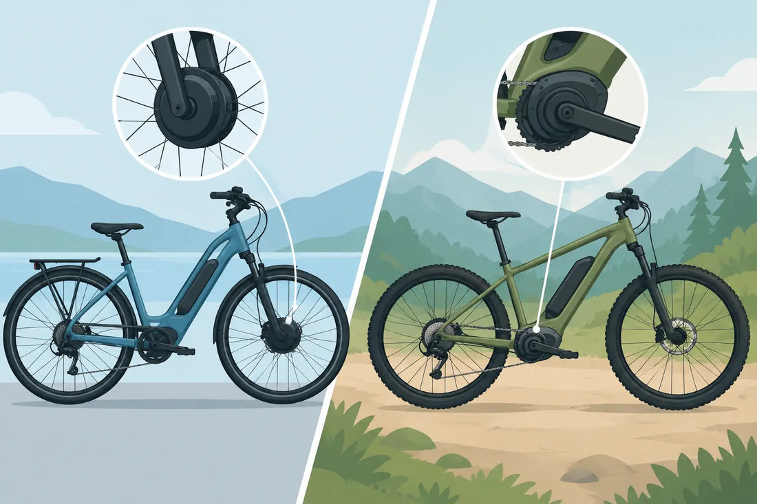 Front Hub Versus Mid Drive: Which Fits Your Ride?