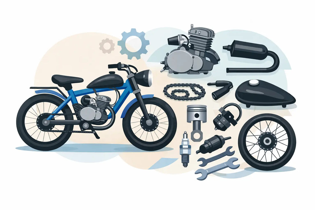 Motorized Bicycle Replacement Parts That Matter