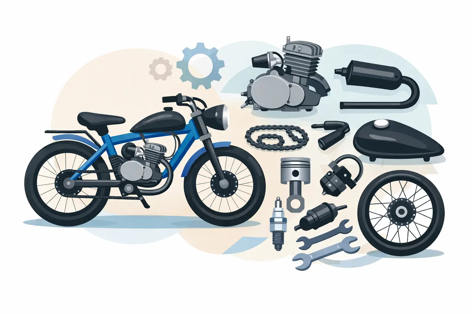 Motorized Bicycle Replacement Parts That Matter