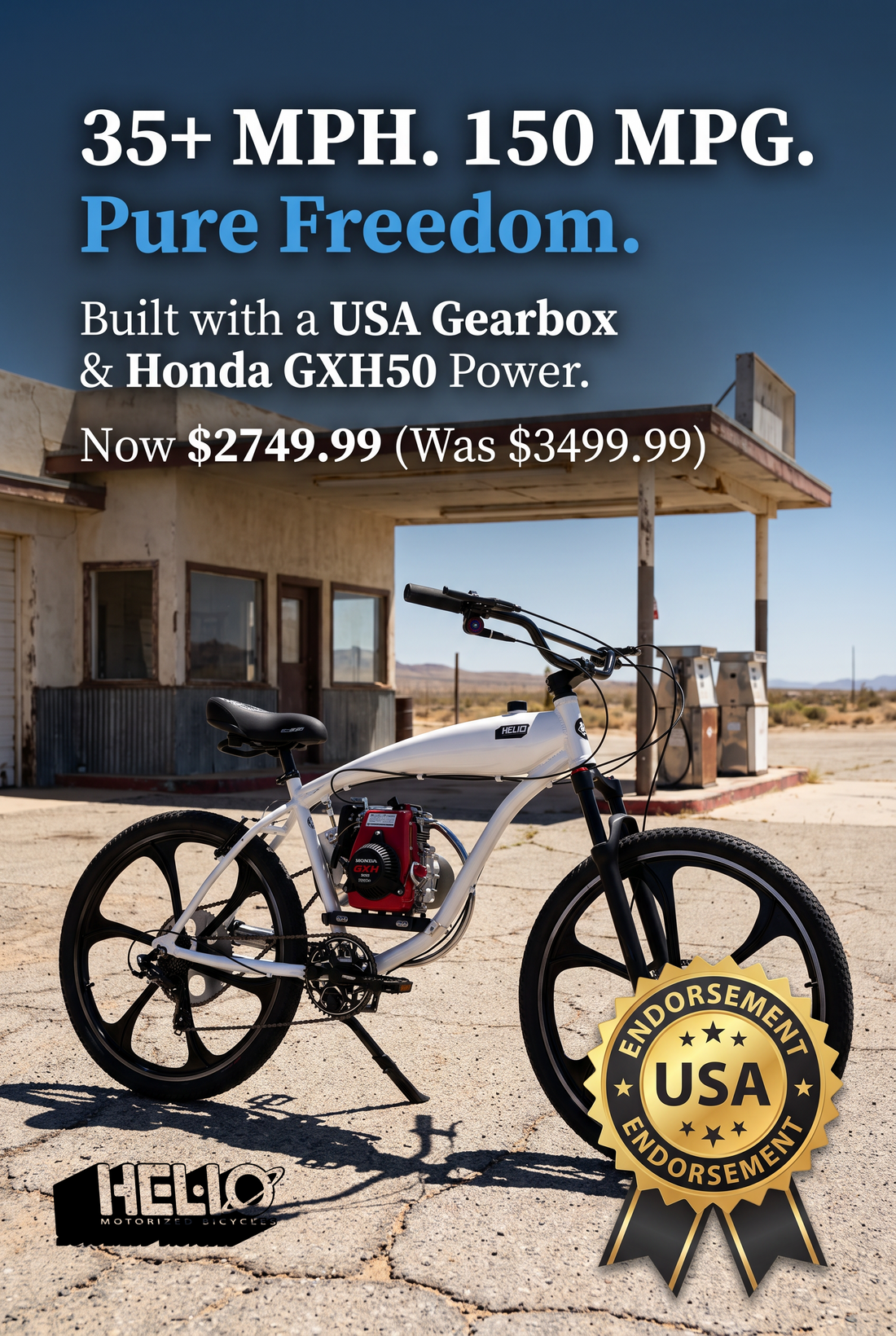 What Motorized Bicycle Fuel Cost Looks Like Helio Motorized Bikes