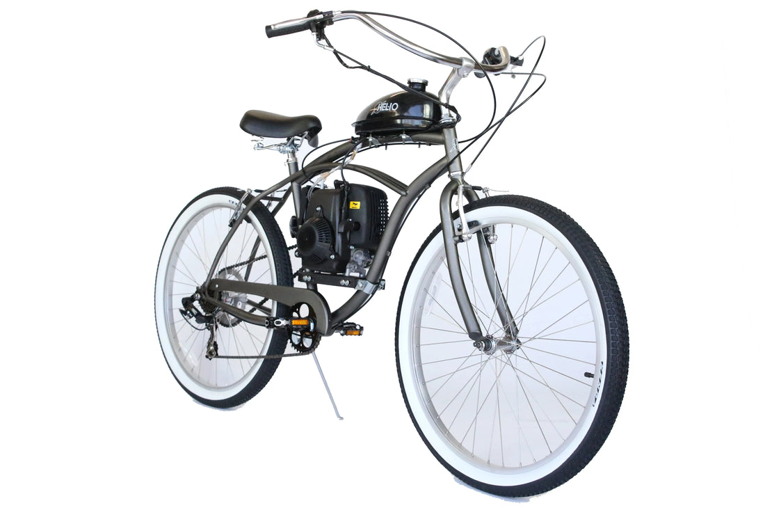 Taking Advantage of Riding a 49cc Motorized Bicycle Helio Motorized Bikes