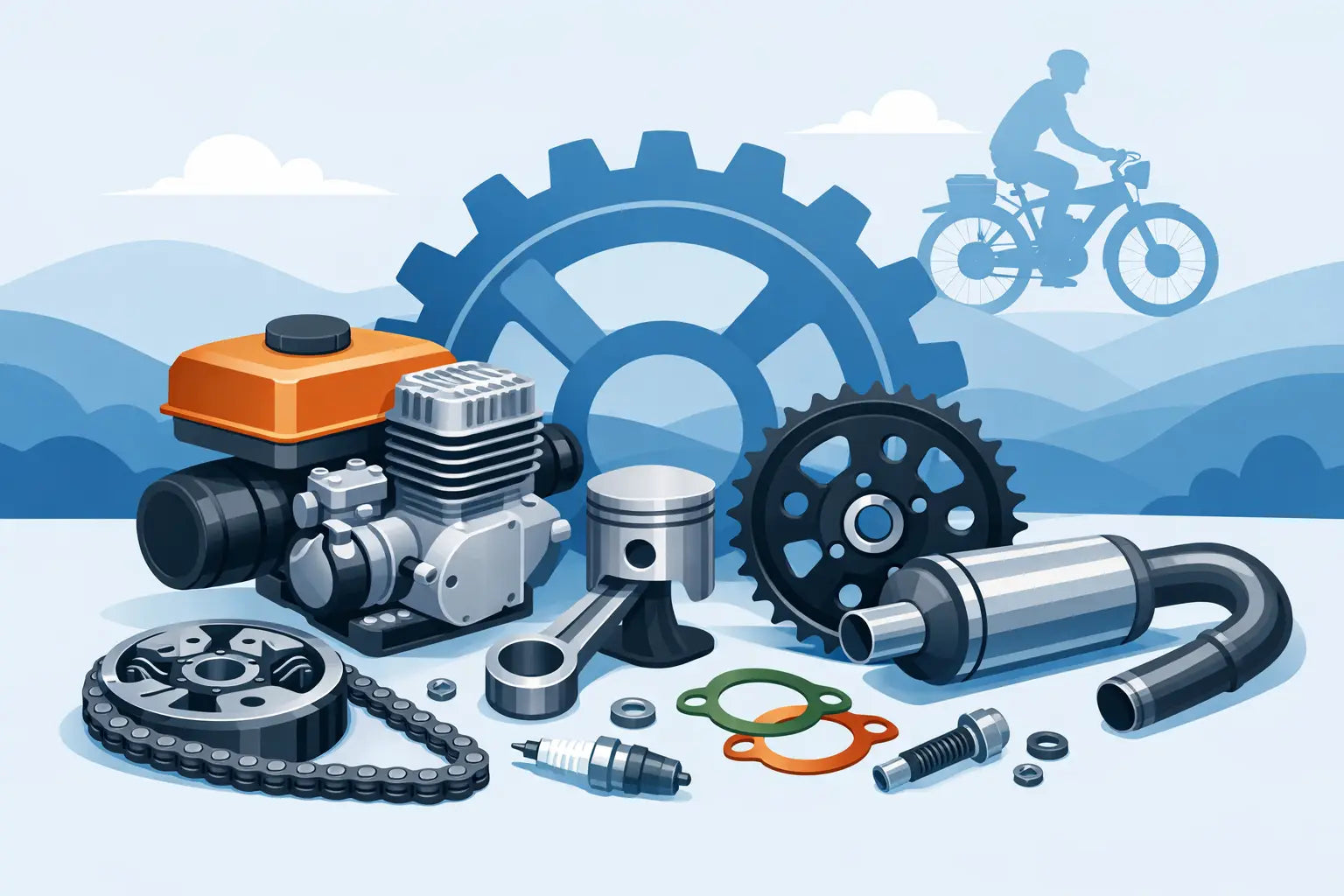 Bicycle Engine Parts That Keep You Rolling
