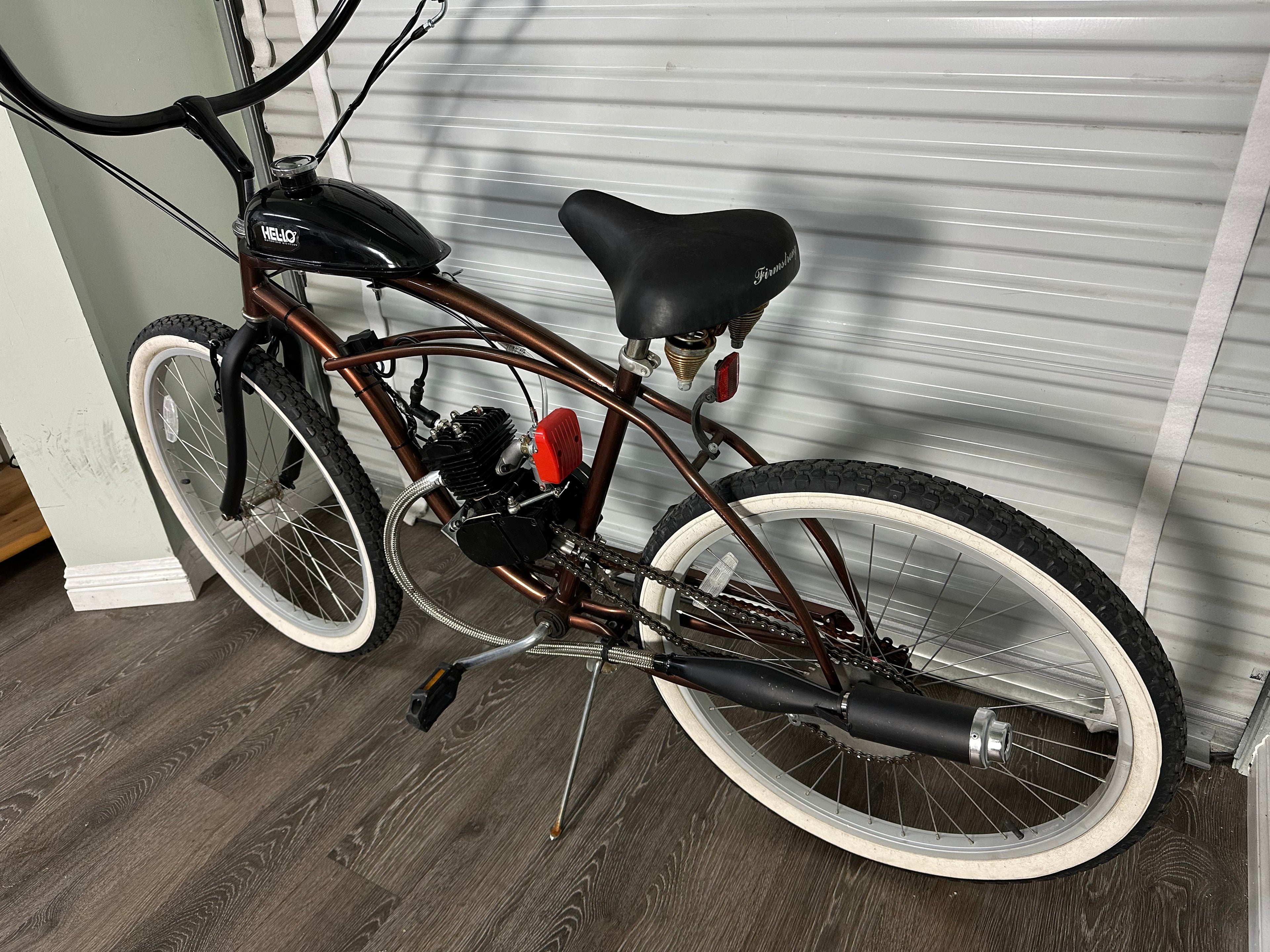 Available Now USED Basic 2 Stroke Motorized Bicycle helio bikes