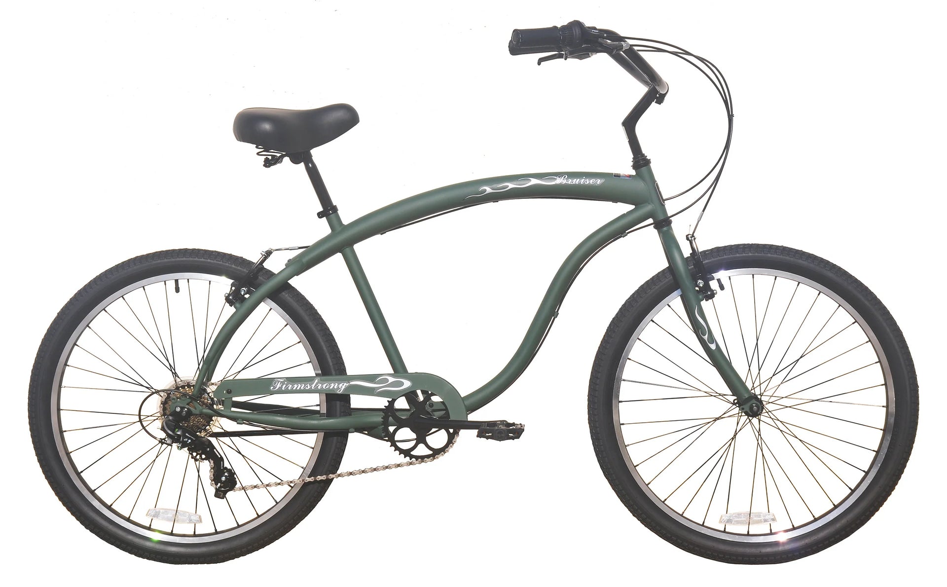 Firmstrong Bruiser 7 Speed Men s 26 Beach Cruiser Bike Helio Motorized Bikes
