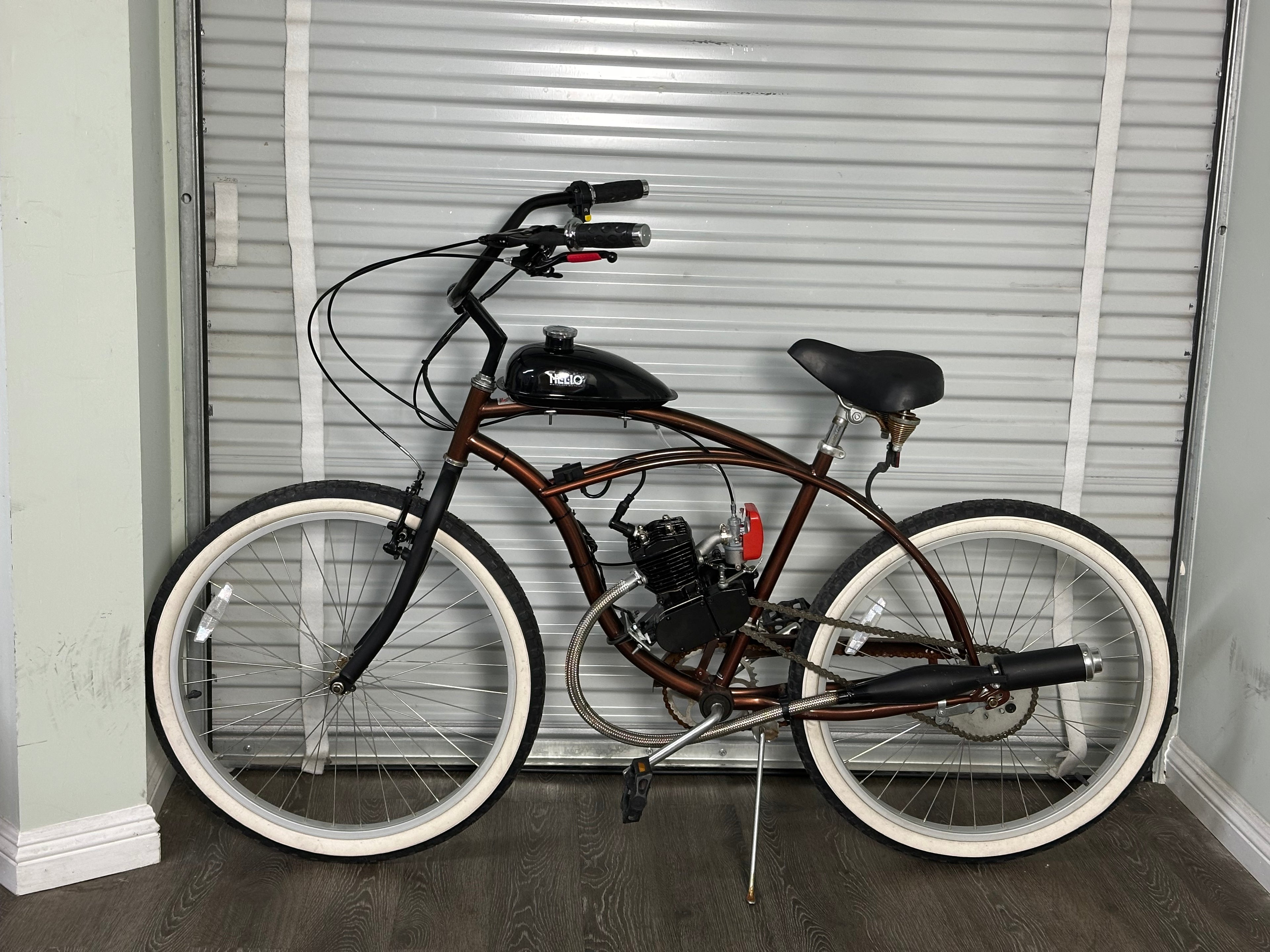 Available Now USED Basic 2 Stroke Motorized Bicycle helio bikes
