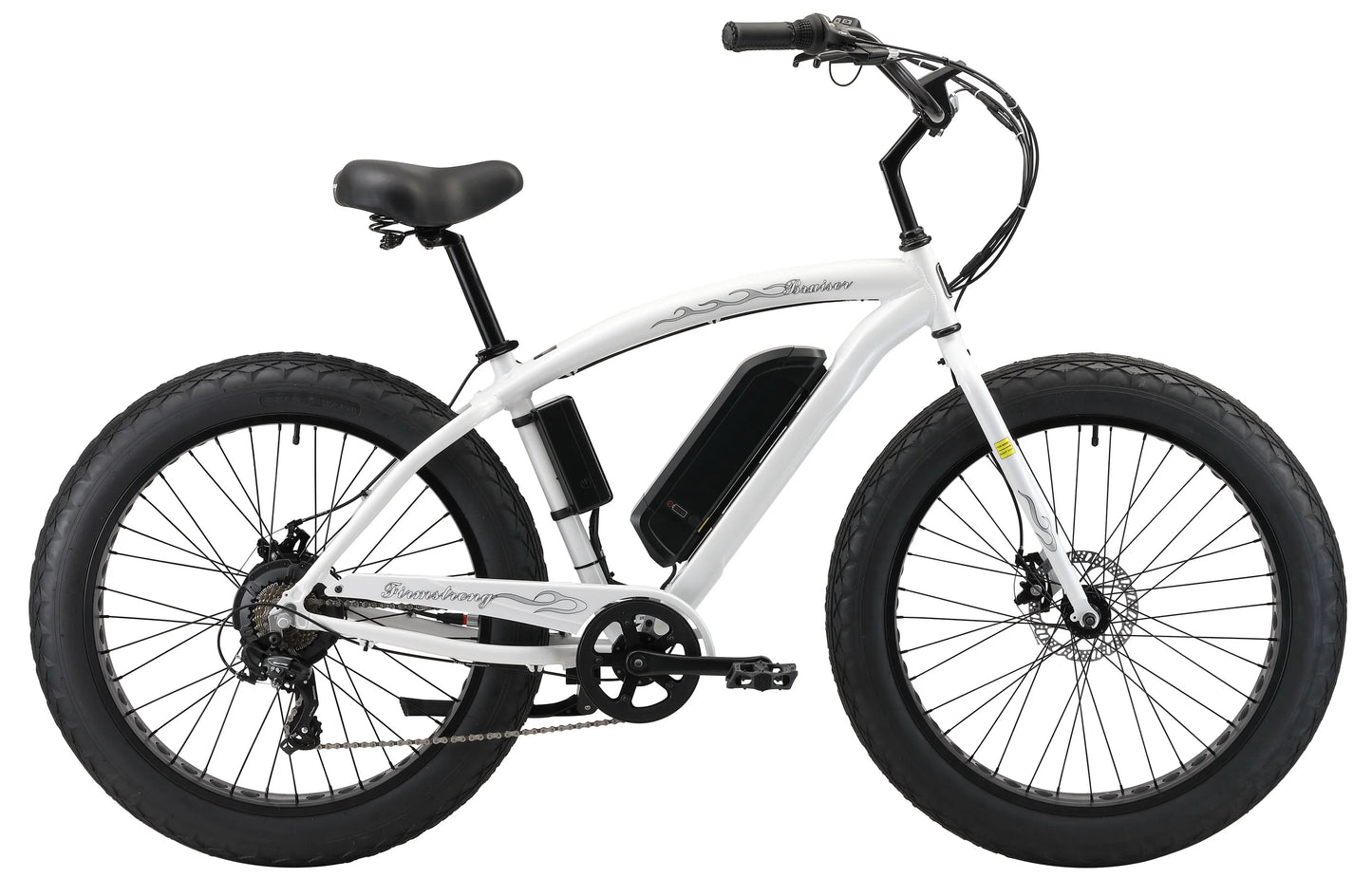 FIRMSTRONG 26" E-BRUISER MAN 750W 7 SPEED ALLOY BEACH CRUISER ELECTRIC BICYCLE