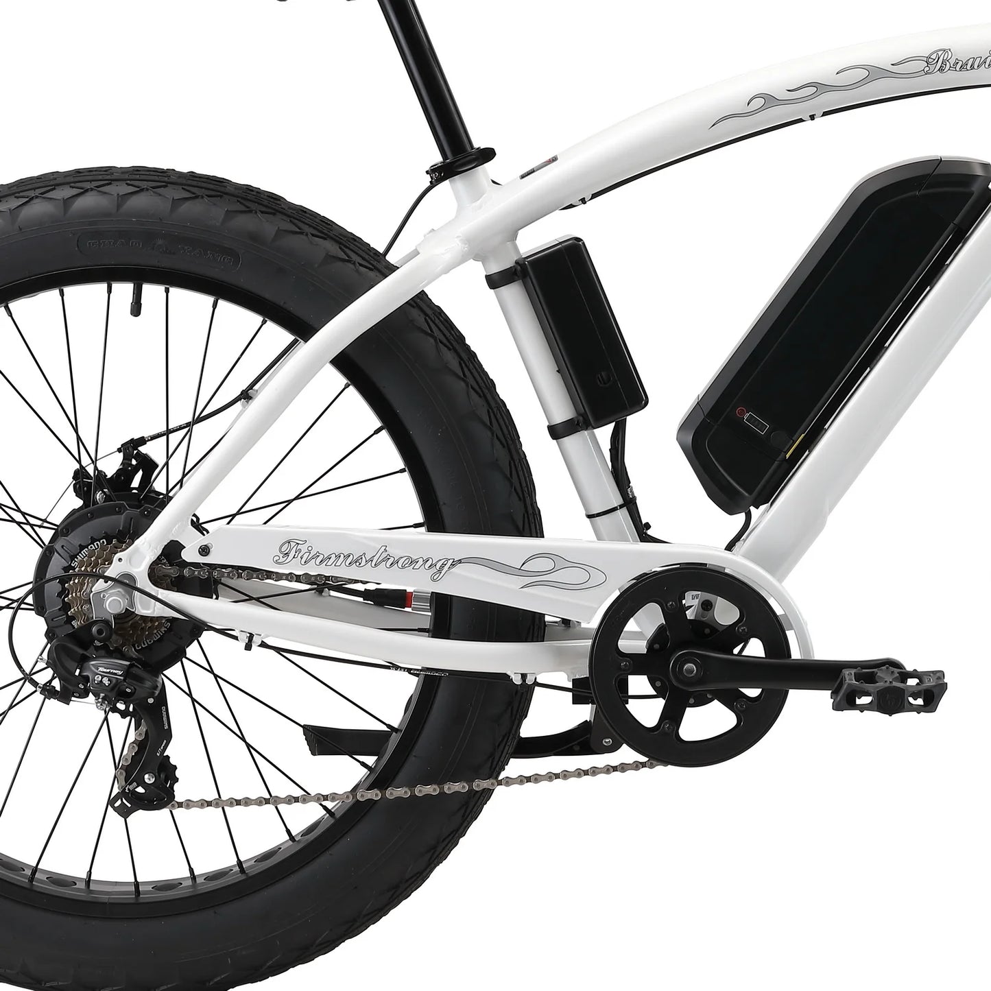 FIRMSTRONG 26" E-BRUISER MAN 750W 7 SPEED ALLOY BEACH CRUISER ELECTRIC BICYCLE