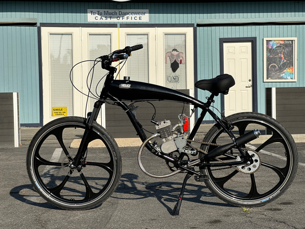 Available Now Black Supernatural 2 Stroke Motorized Bicycle