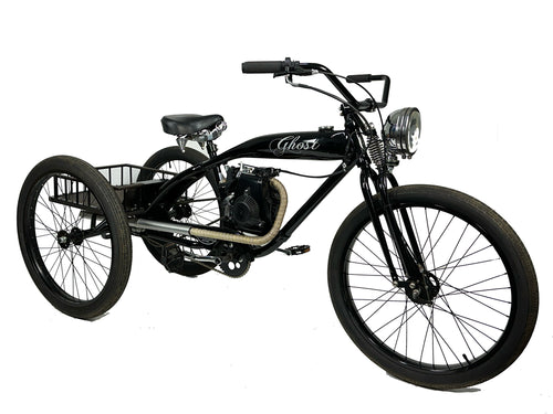 Phantom Ghost Trike gas powered tricycle angle 1