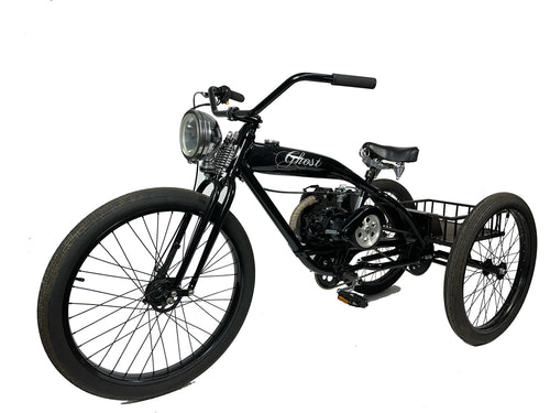 Phantom Ghost Trike gas powered tricycle angle 3