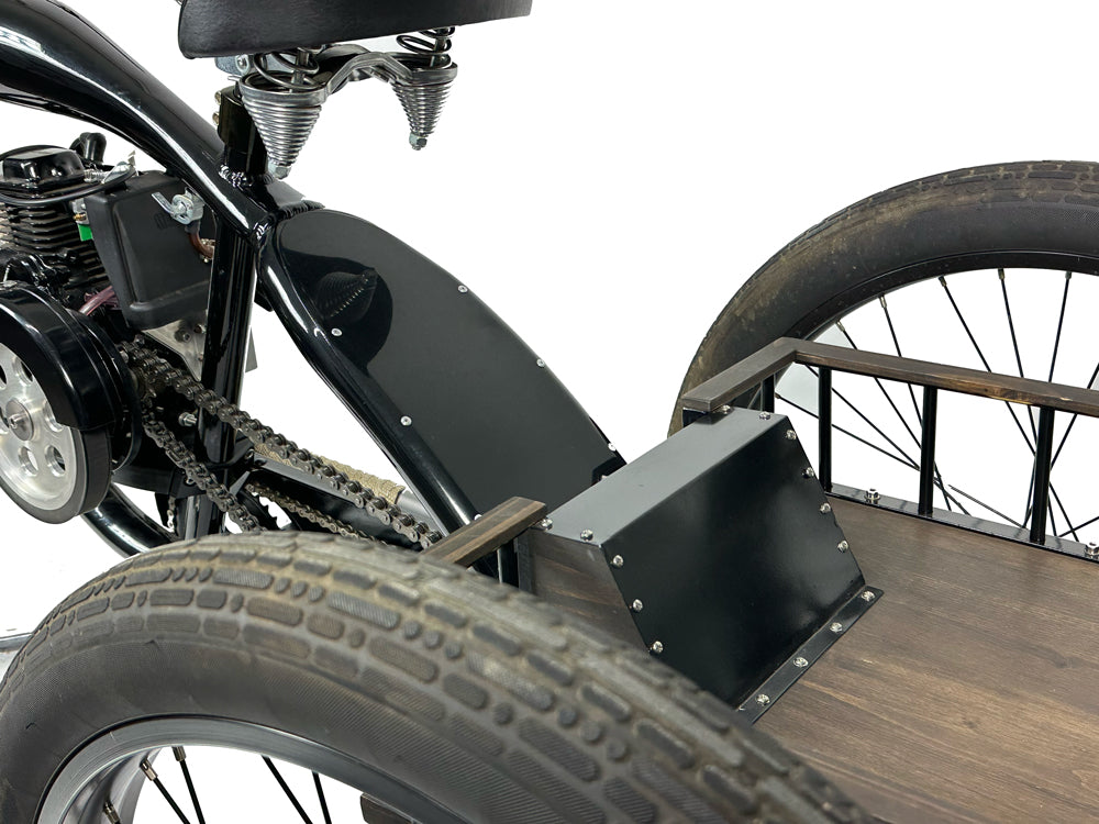 Phantom Ghost Trike gas powered tricycle rear basket 2