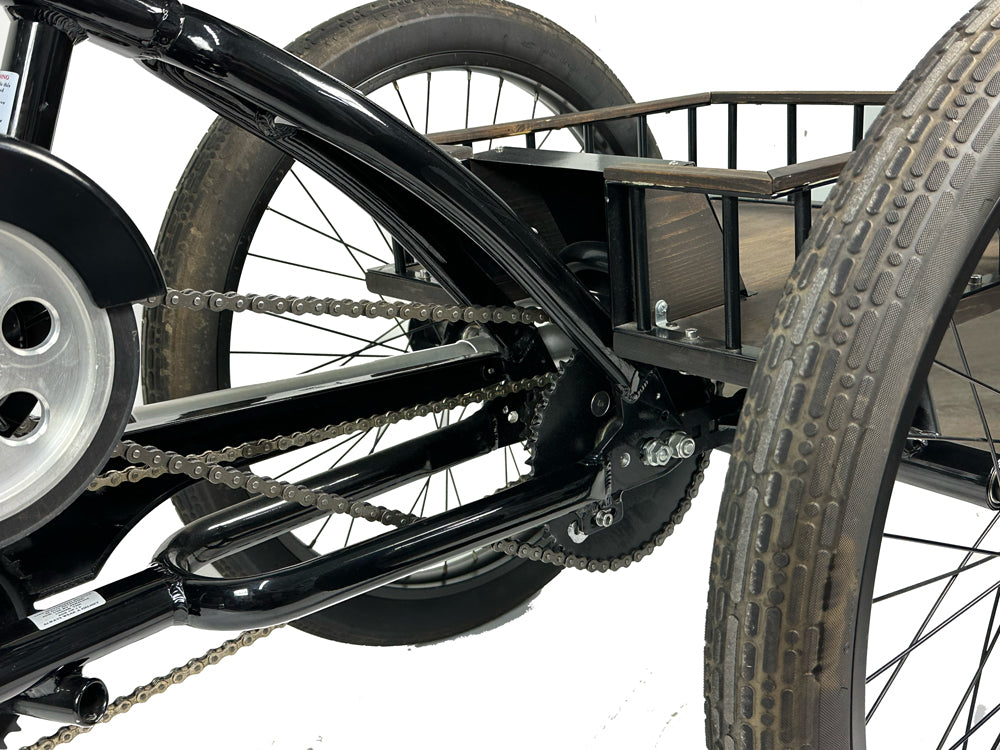Phantom Ghost Trike gas powered tricycle rear gearing