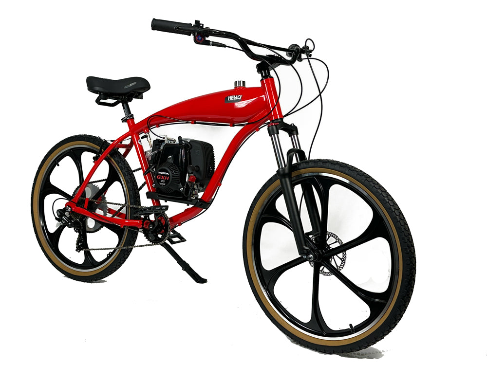 Red Helio Supernatural 49cc 4 Stroke Bike