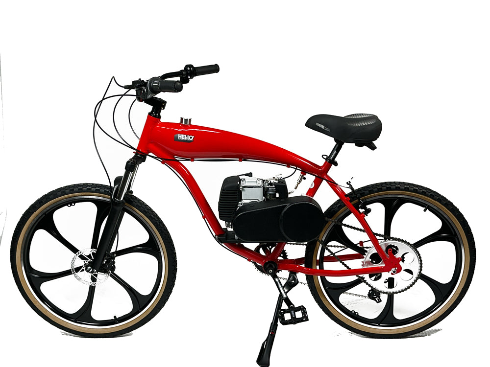 Red Helio Supernatural 49cc 4 Stroke Bike