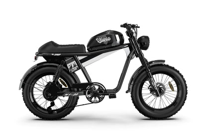 Qiolor Tiger Ebike Super Cool Retro '73 Mini Electric Motorcycle 