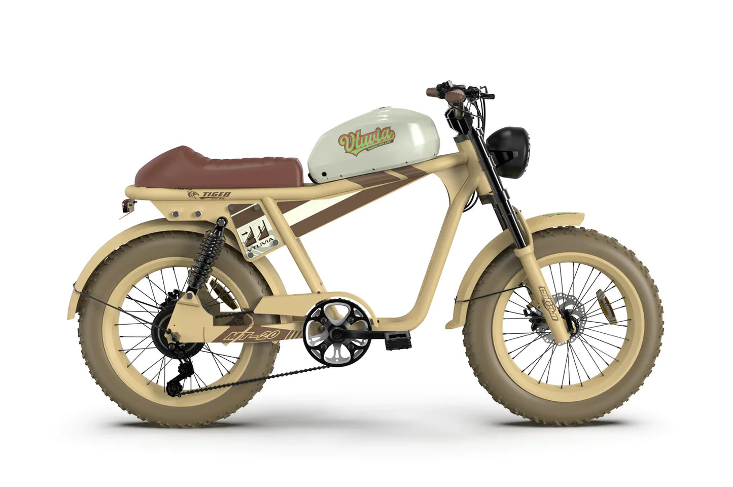 Qiolor Tiger by Vtuvia - Super Cool Retro '73 Mini Motorcycle