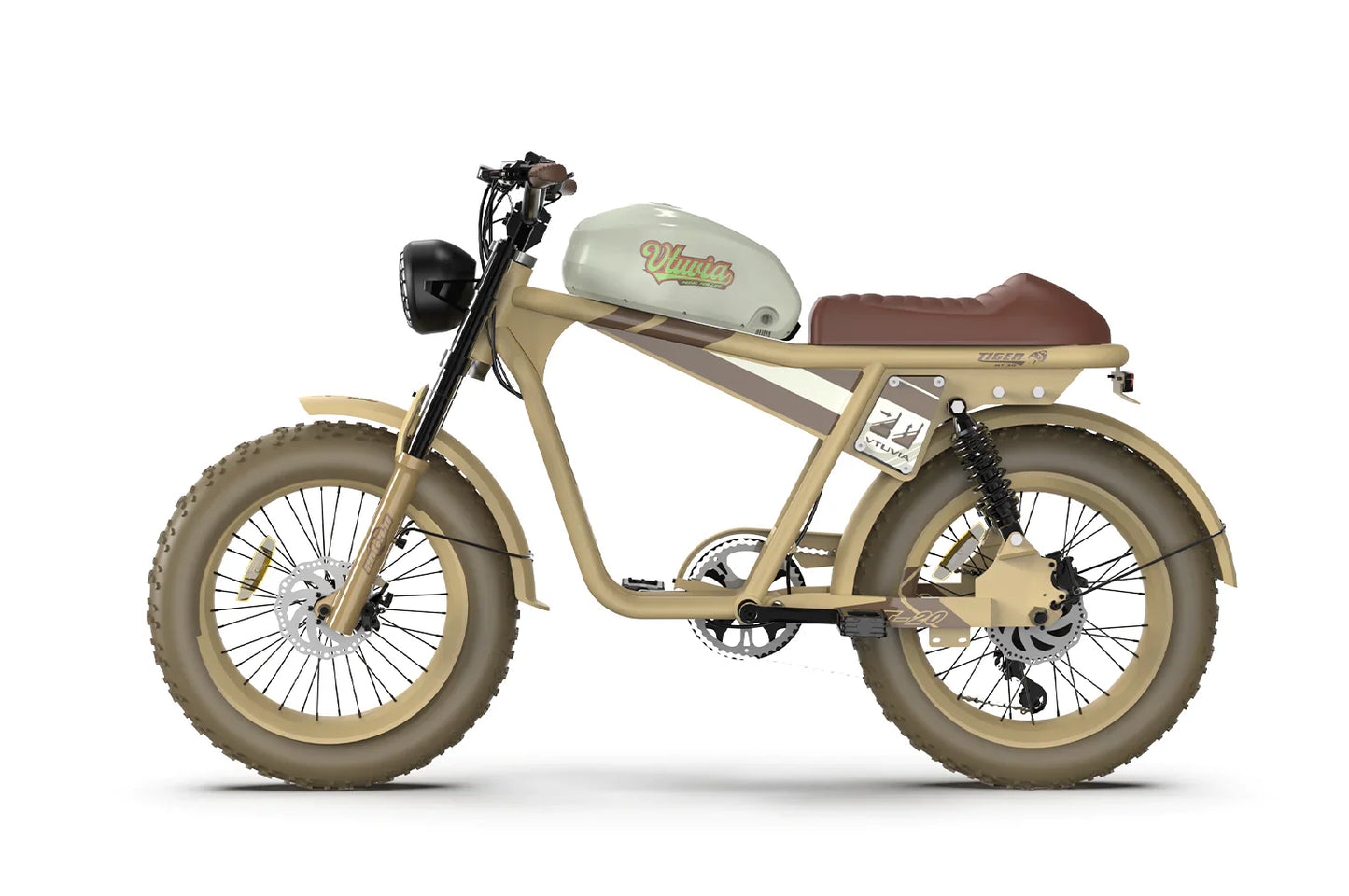 Qiolor Tiger by Vtuvia - Super Cool Retro '73 Mini Motorcycle