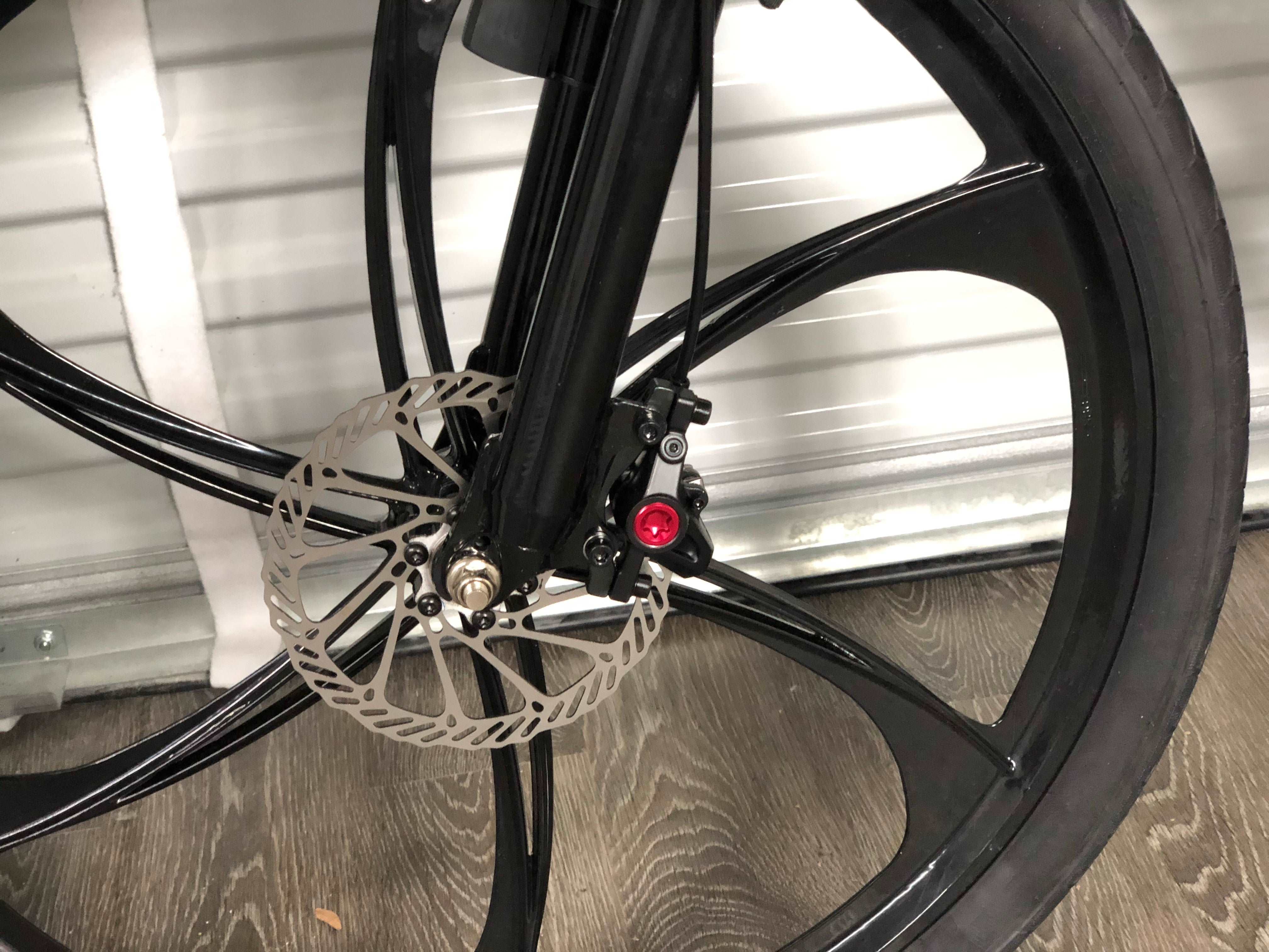 Powered discount bicycle wheel