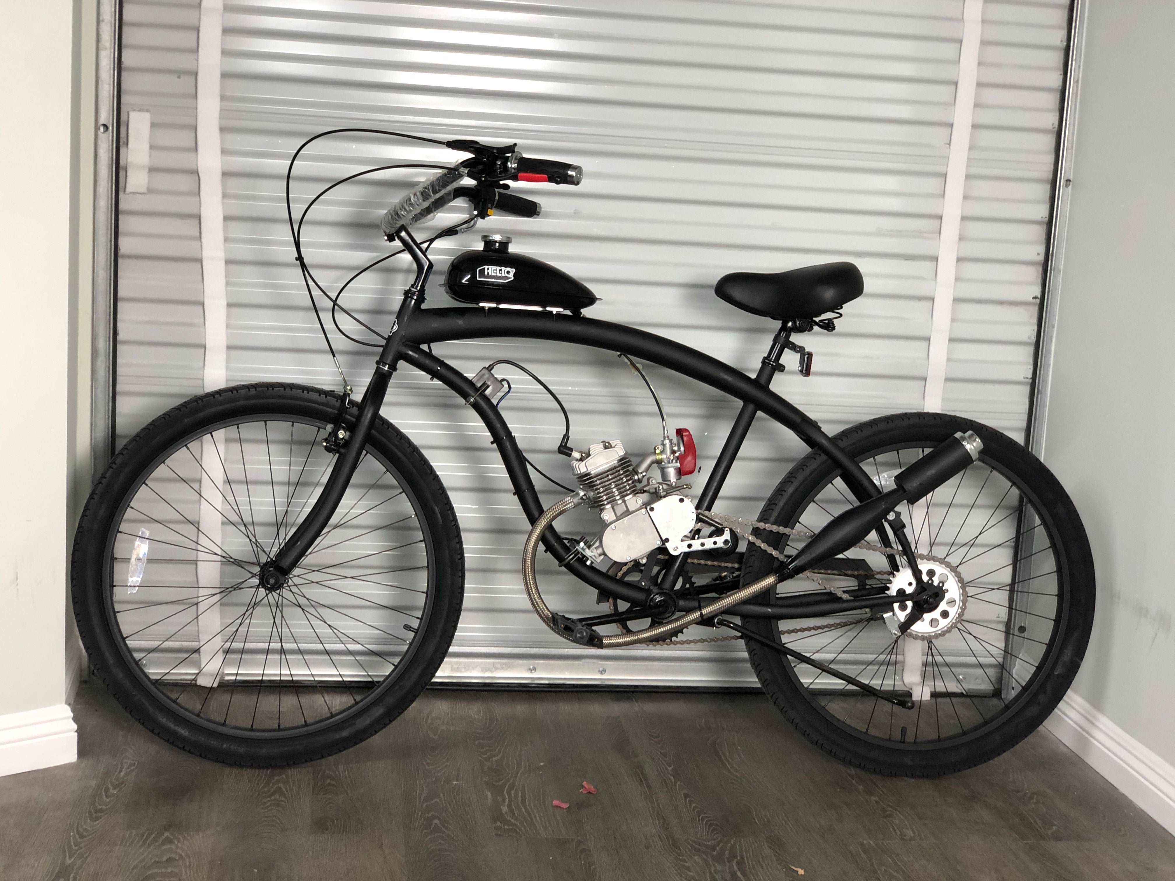 Motorized ECO 2 Stroke Motorized Bicycle – Helio Motorized Bikes