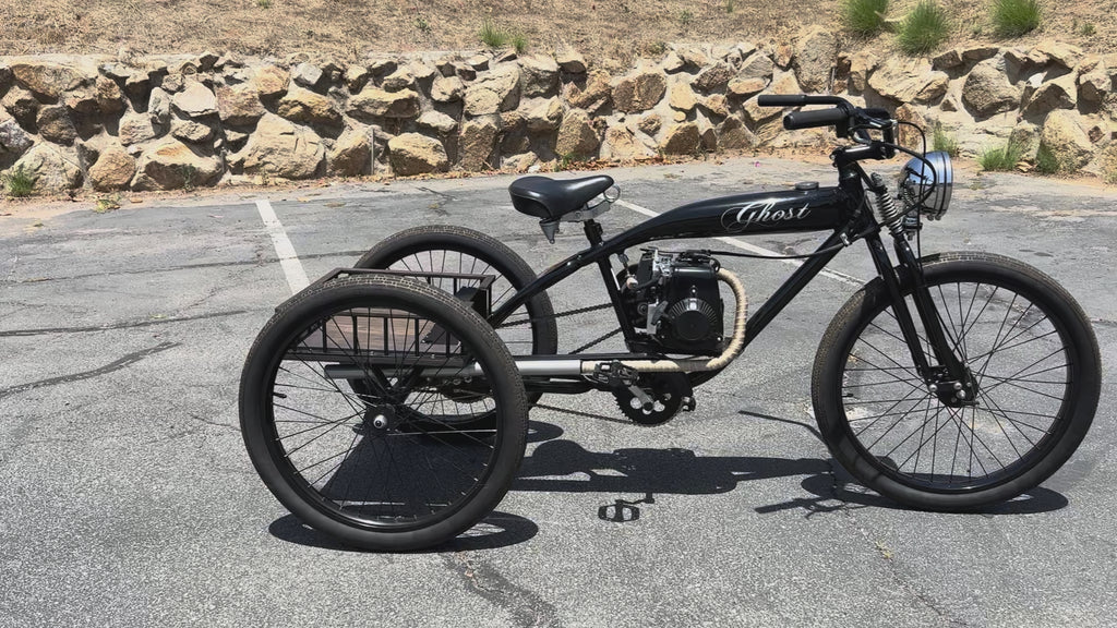 Custom Phantom Ghost Trike One of a Kind Gas Tricycle