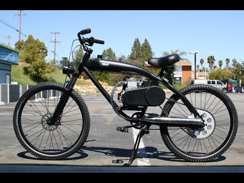 Helio Stealth v3 49cc EZM with Honda GXH50 Motorized Bike