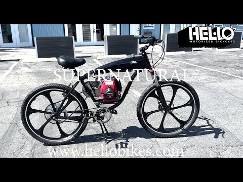 Supernatural v2 49cc EZM with Honda GXH50 Motorized Bike