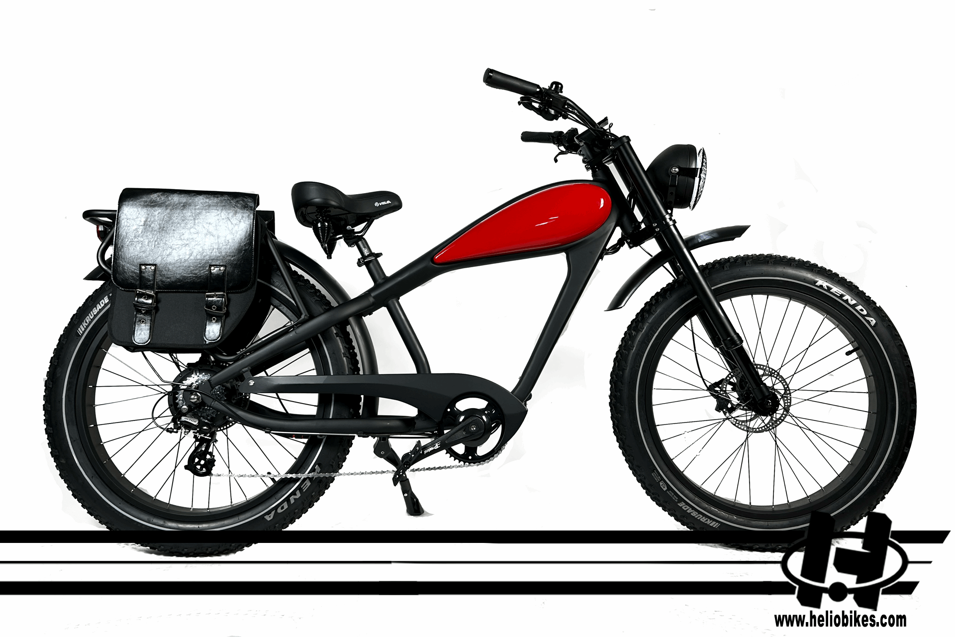 HELIO Patriot 1000W Cafe Racer Style Electric Bicycle Ebike – Helio Motorized Bikes