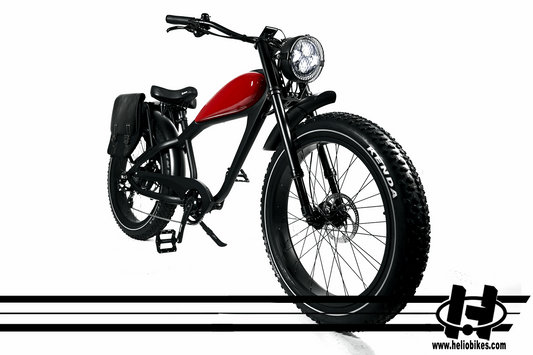 HELIO Patriot Cafe Racer Style Electric Bicycle Ebike