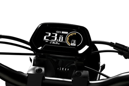 Qiolor Tiger Ebike Super Cool Retro '73 Mini Electric Motorcycle display