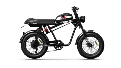 Qiolor Tiger Plus Ebike Super Cool Retro '73 Mini Electric Motorcycle 